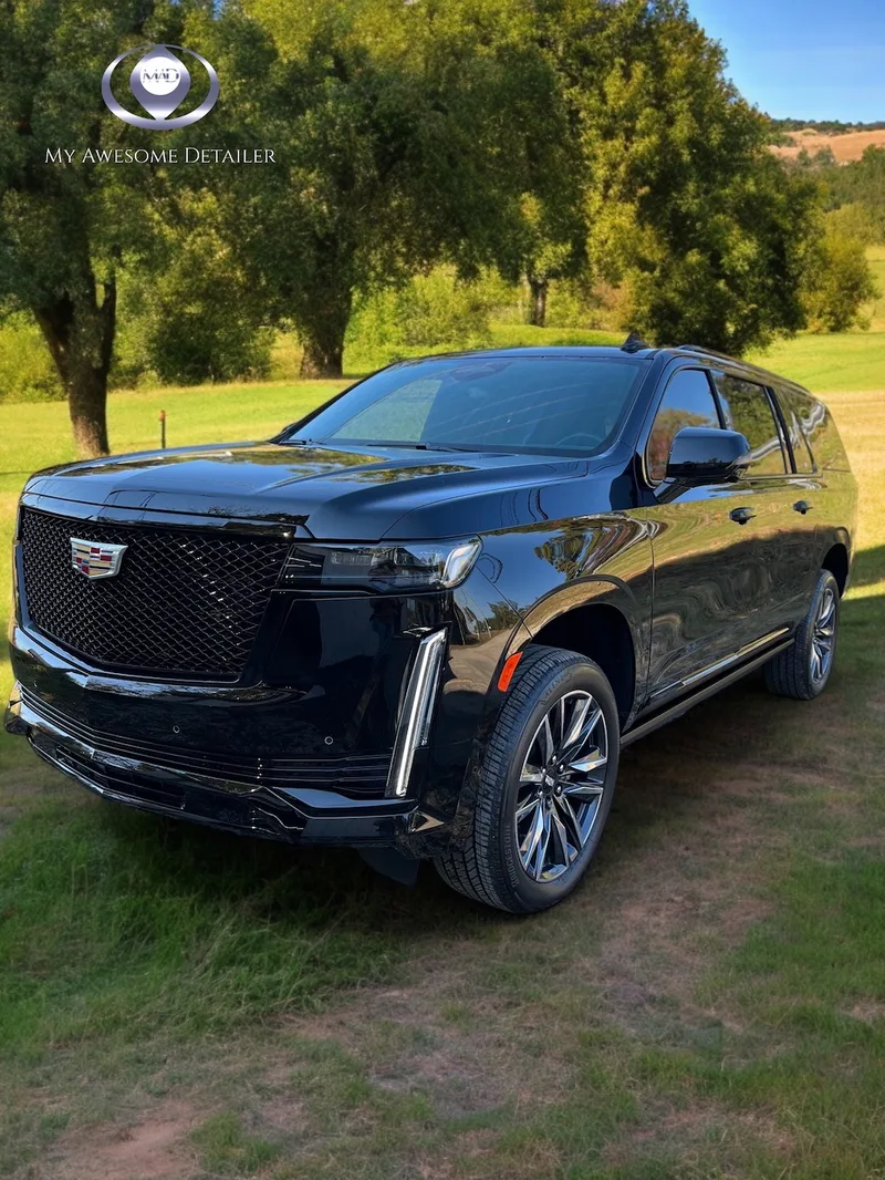 Black Escalade window tint