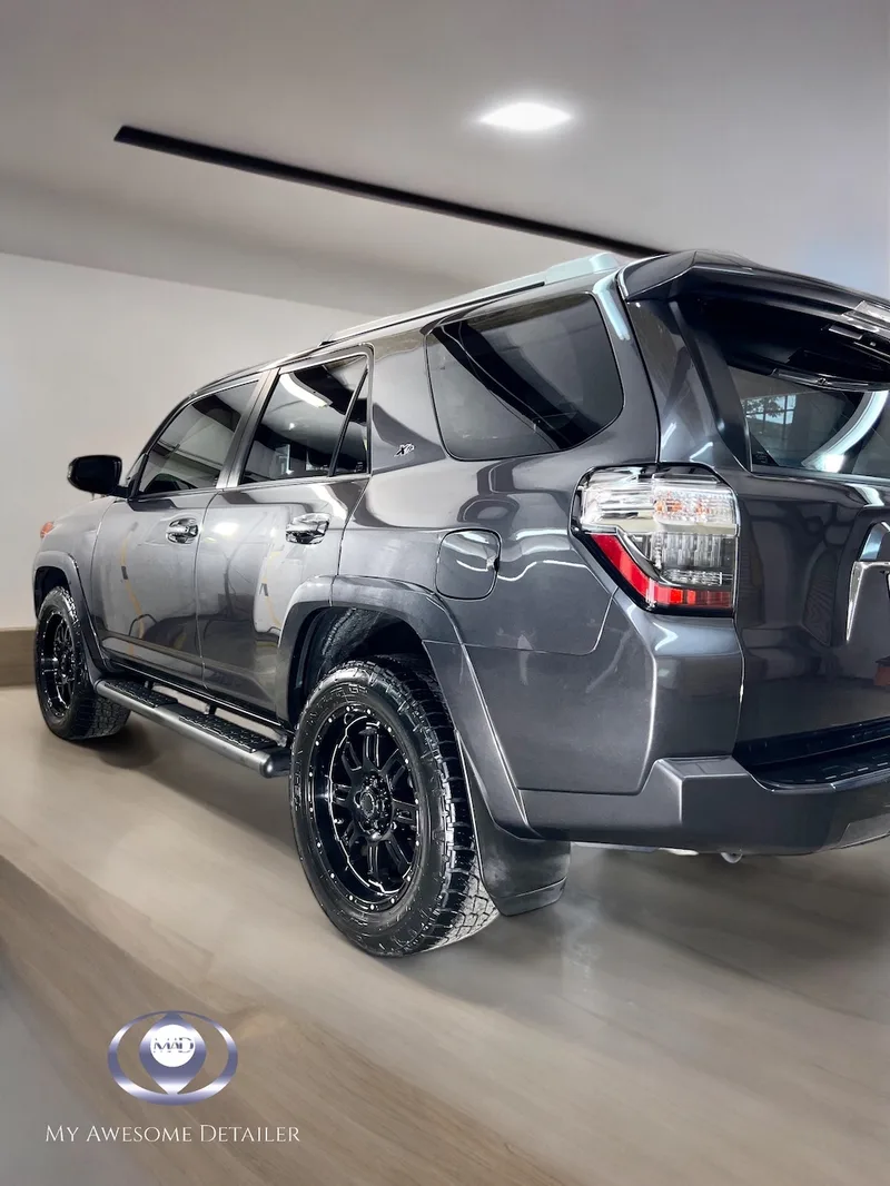 Gray 4Runner tinted rear quarter