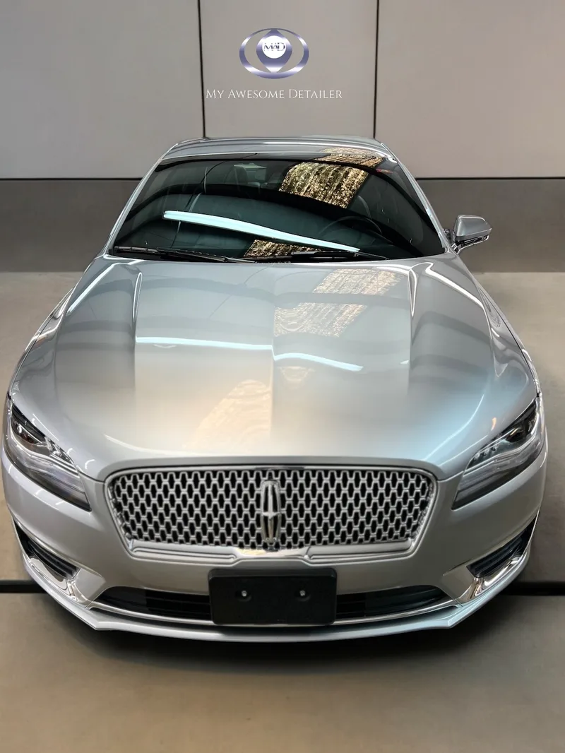 Silver Lincoln MKZ full detail